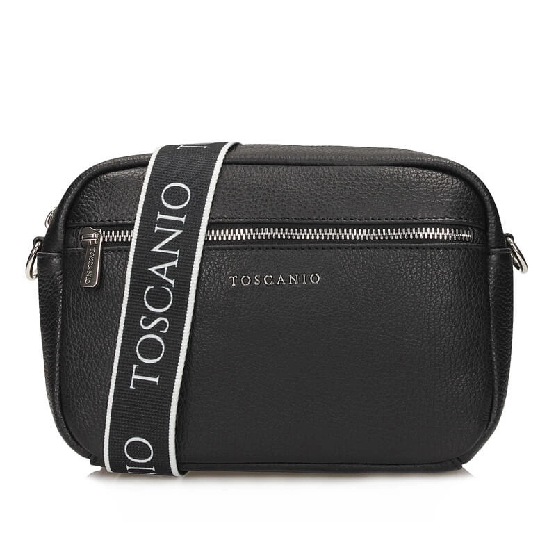 Kabelka Přes Rameno kabelka Toscanio jednokomorová F196 černá