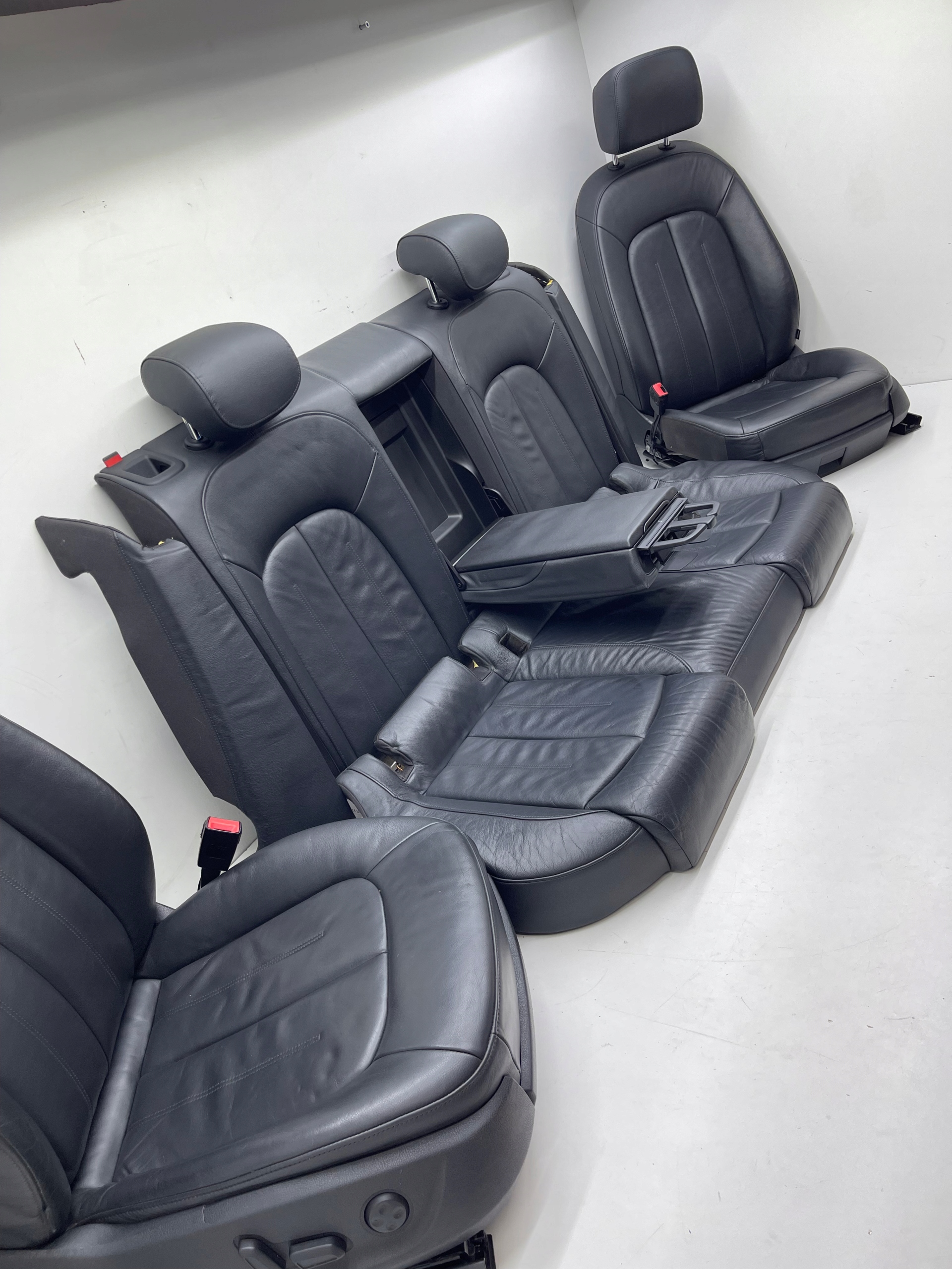 AUDI A7 C7 Sitze Sitze GRZANE innere komplet Leder Seiten UK