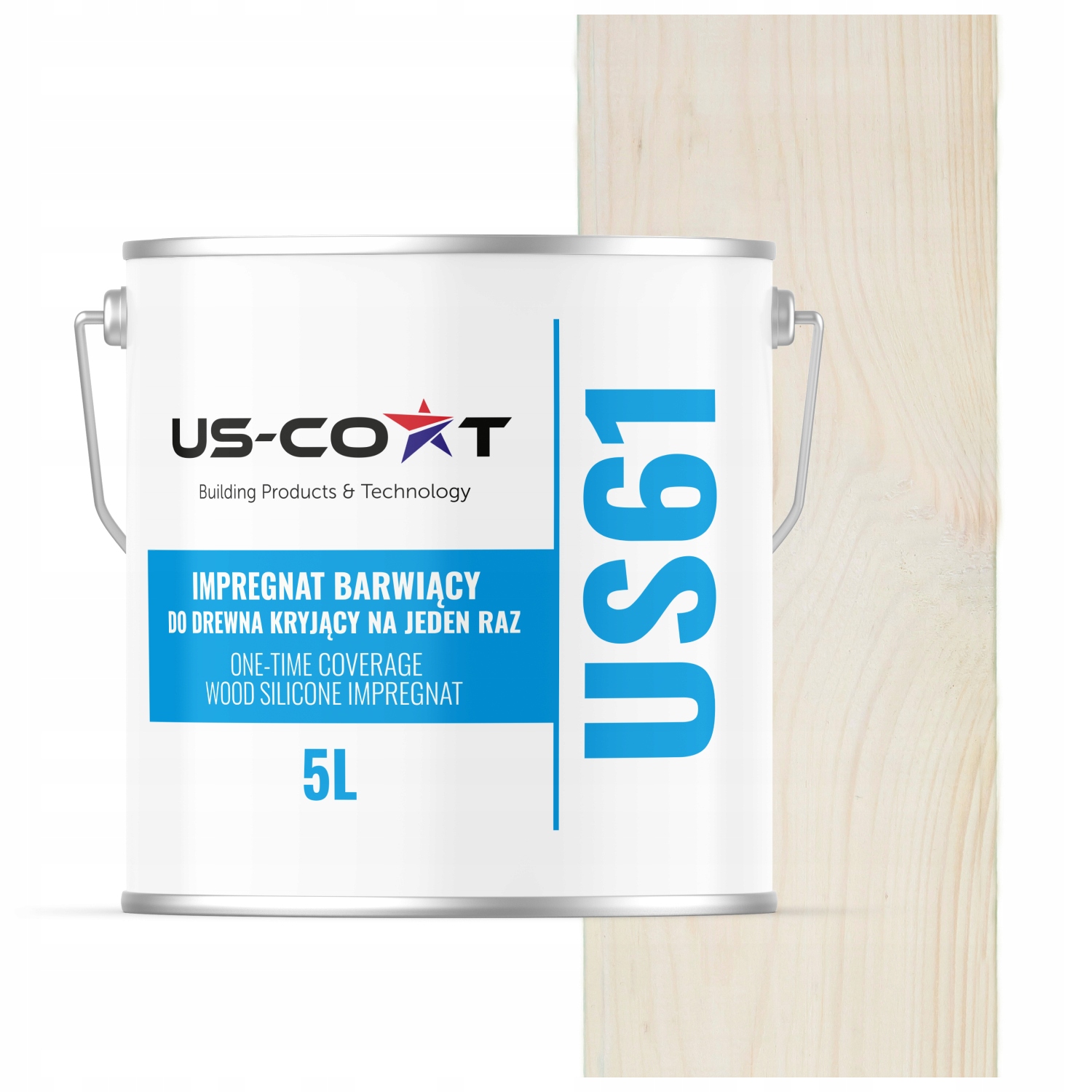 Dekoratívny Krycí Impregnát Na Drevo 5 L Uv Farba Biela