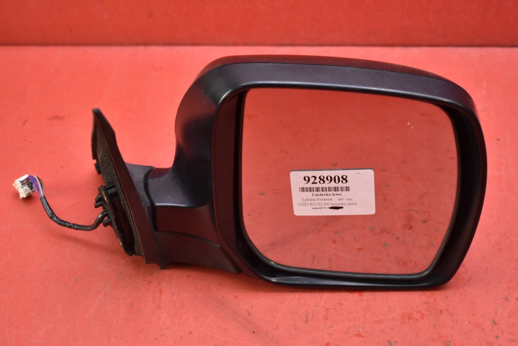 mirror right black, 022793 EU SUBARU FORESTER 3 III 07-11 7 PIN