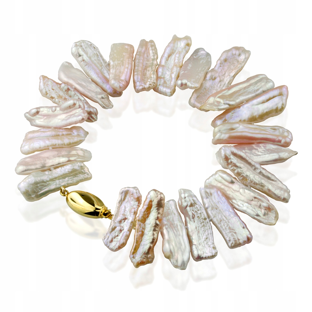 Jedinečný Zlatý Náramek Z Perel Tzv. Keshi