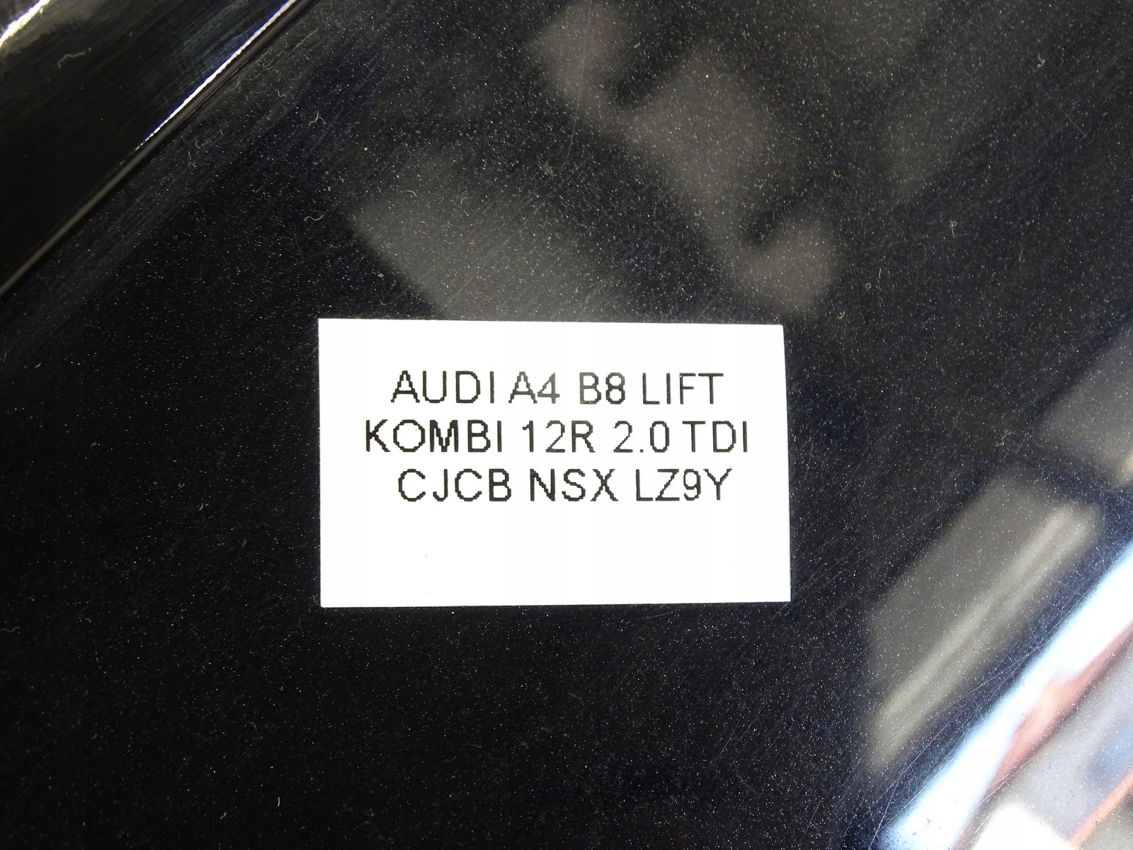 door left front left front AUDI A4 B8 LIFT LZ9Y