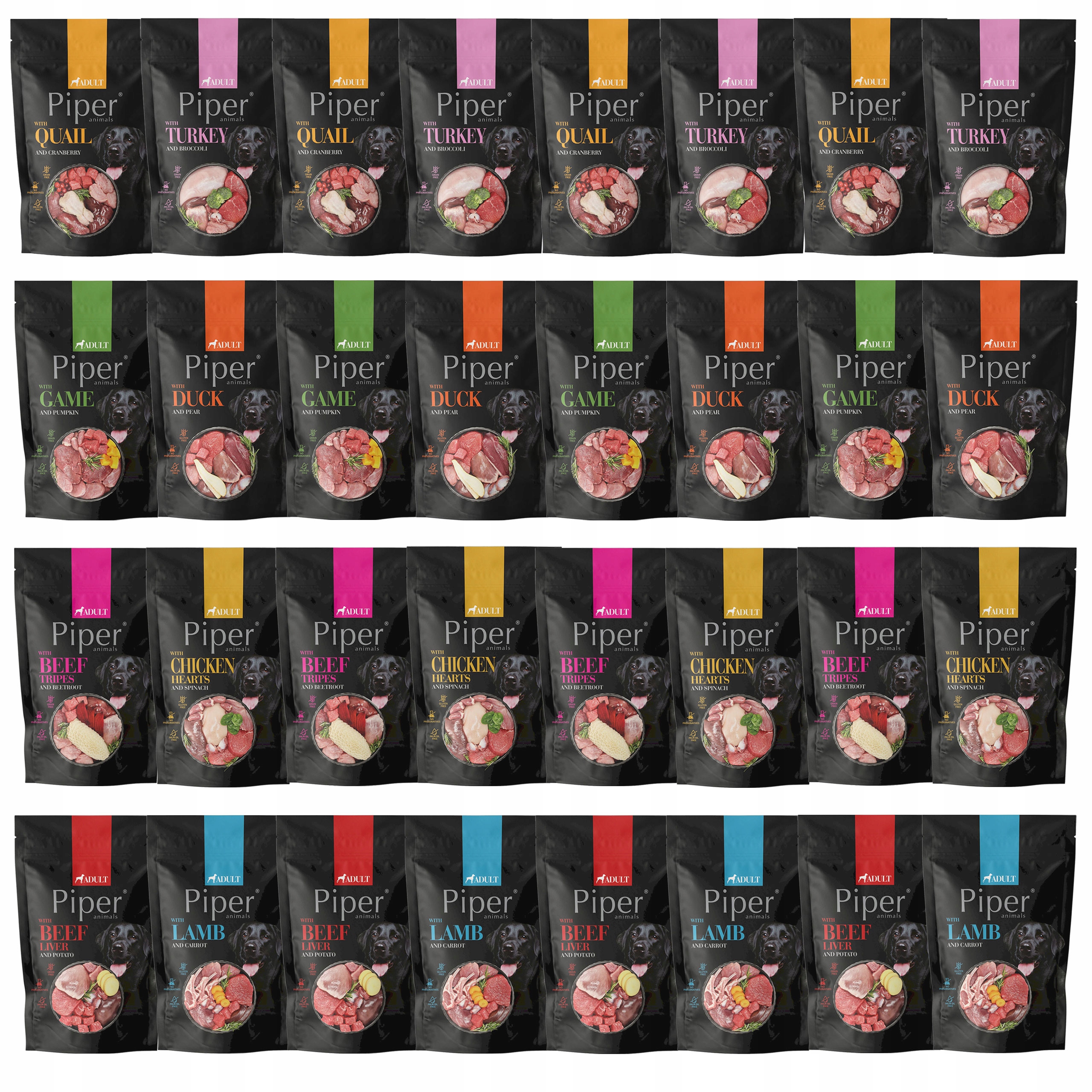 Levně Piper Krmivo mokré pro psa Dolina Noteci Mix Chutí 32 x 500 g