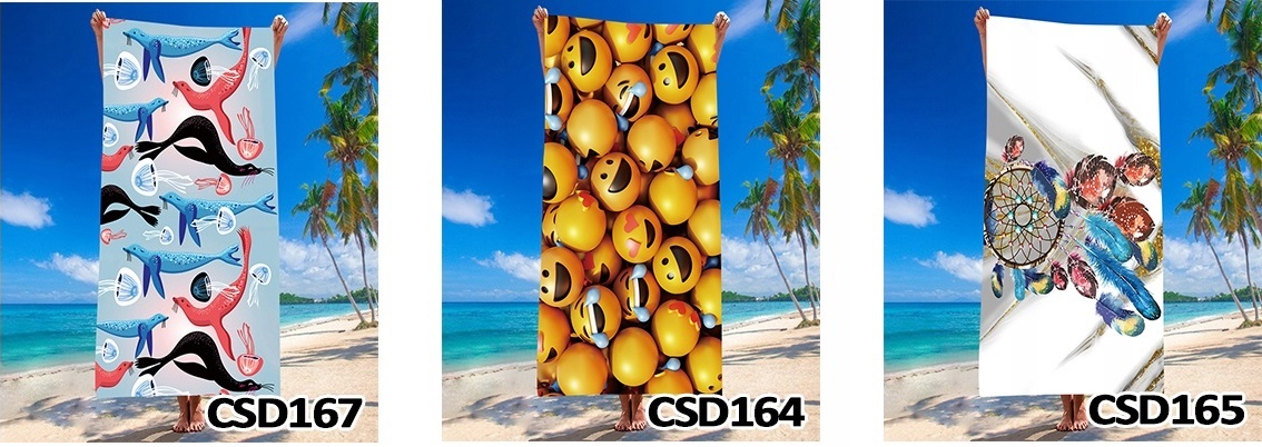 DUŻY RĘCZNIK PLAŻOWY 100x180cm KĄPIELOWY SZYBKOSCHNĄCY MIKROFIBRA XXL Długość (dłuższy bok) 180 cm