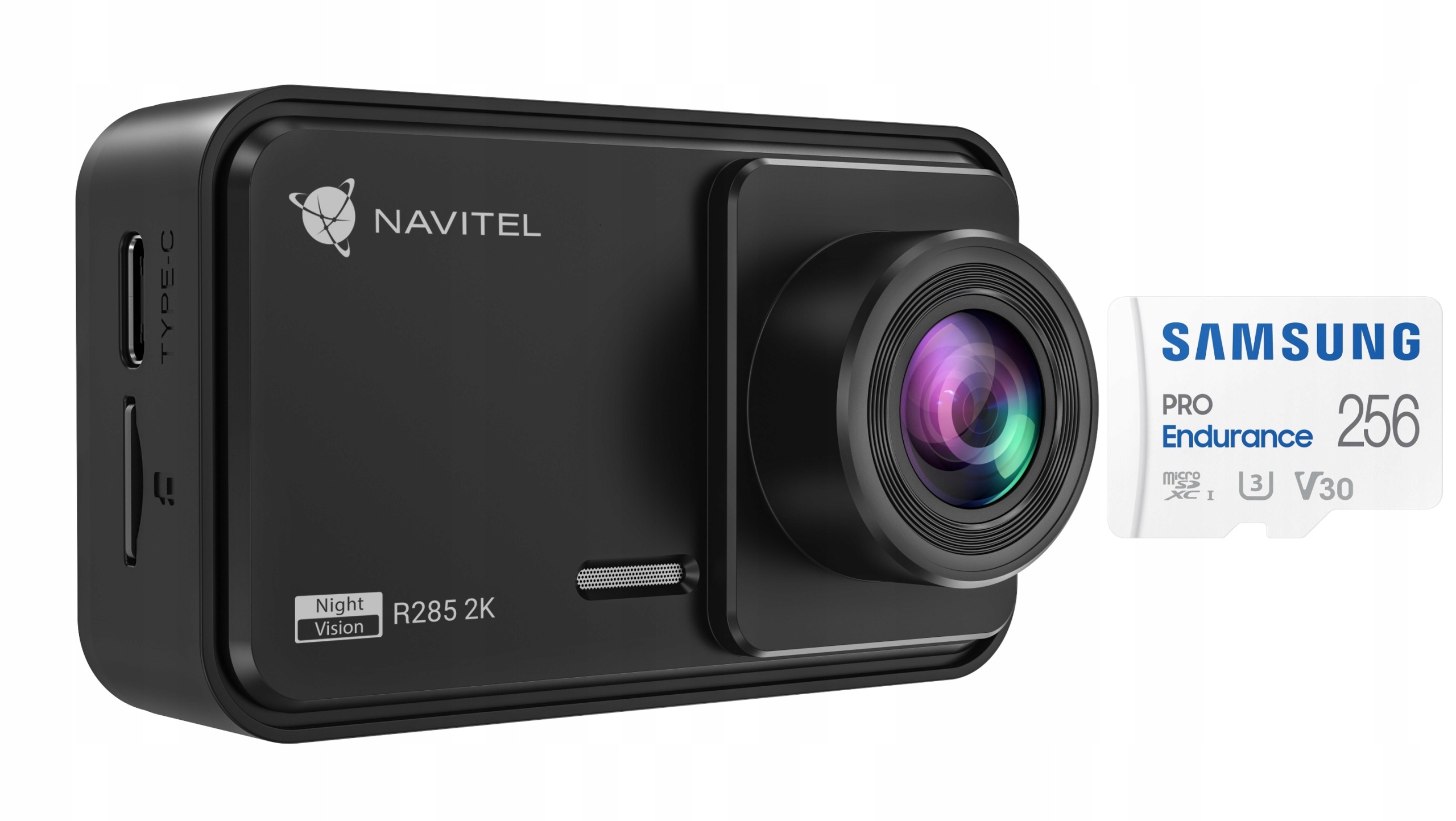 Wideorejestrator samochodowy Navitel R285 2K + karta Samsung 256 GB