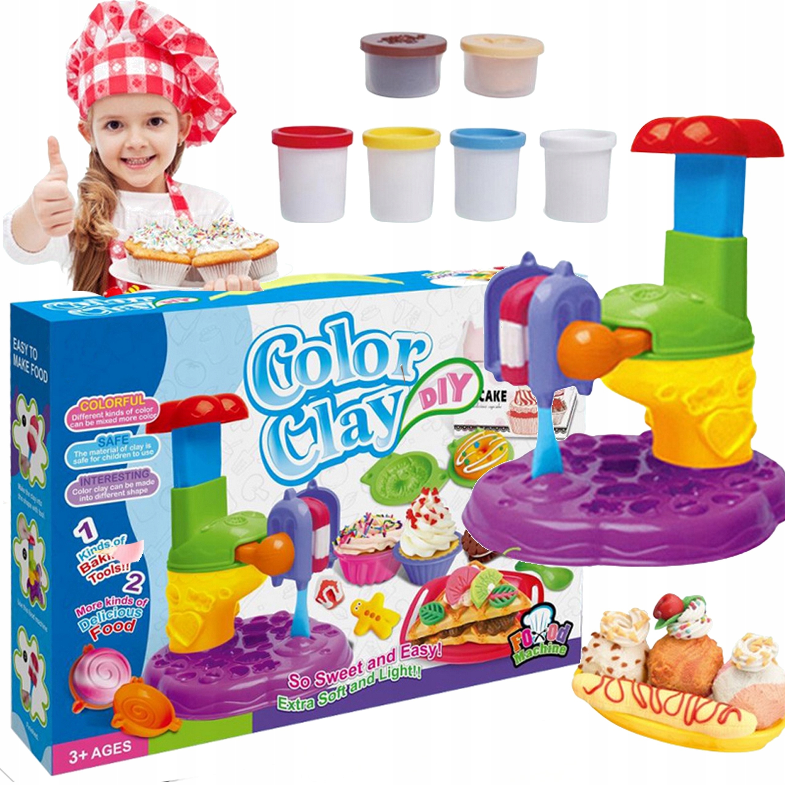 

Ciastolina słodka cukiernia maszyna do ciasteczek