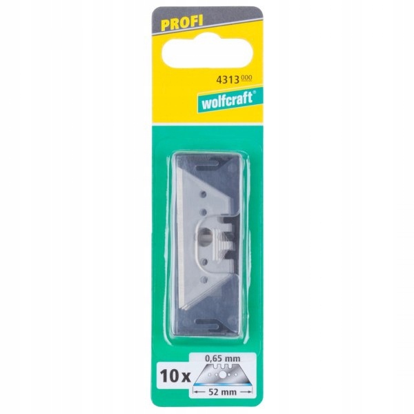 

Wolfcraft Ostrza trapezowe 52 0.65mm Profi op.10