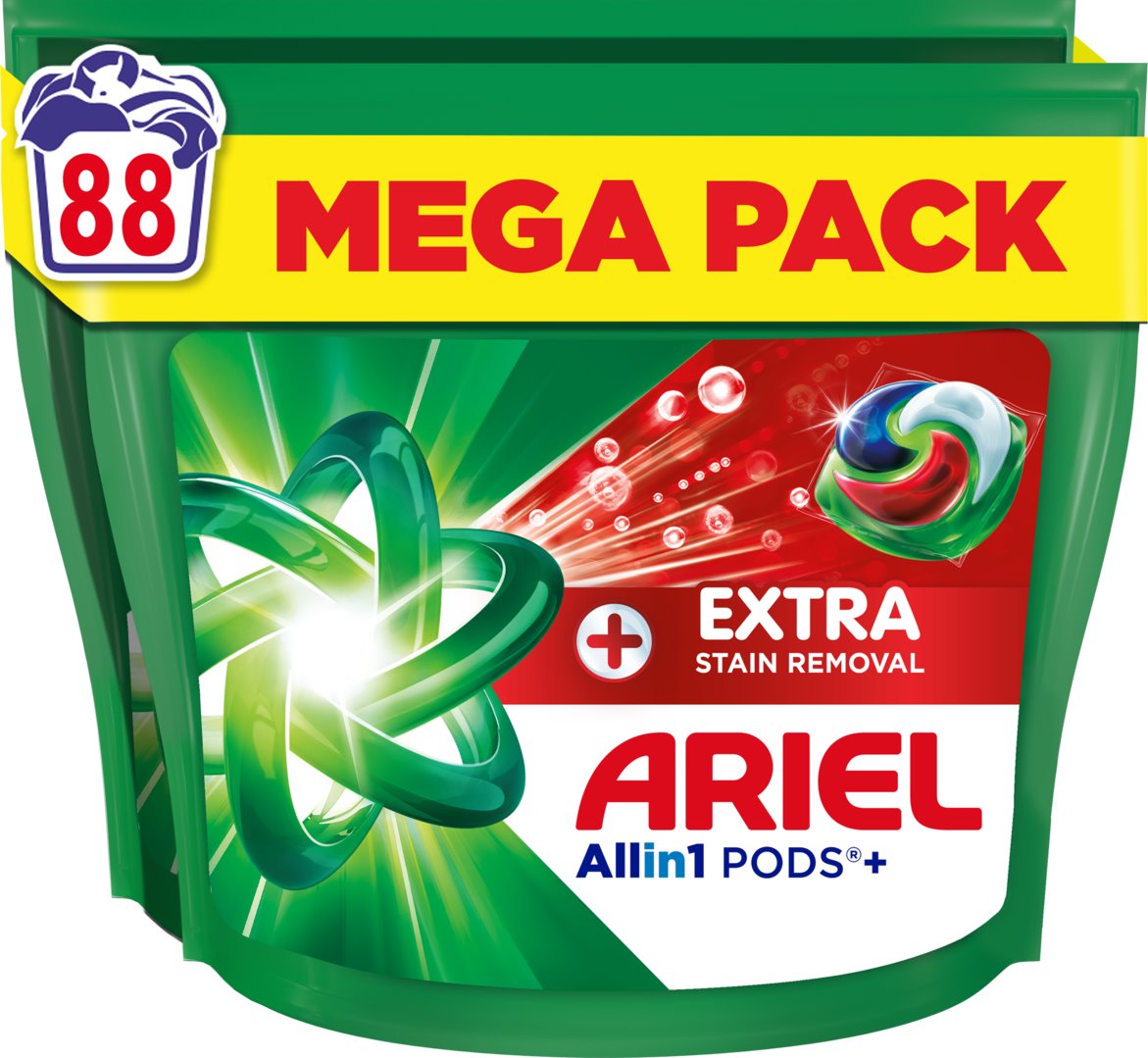 Levně Ariel Plus kapsle an praní Extra Clean Box 88ks