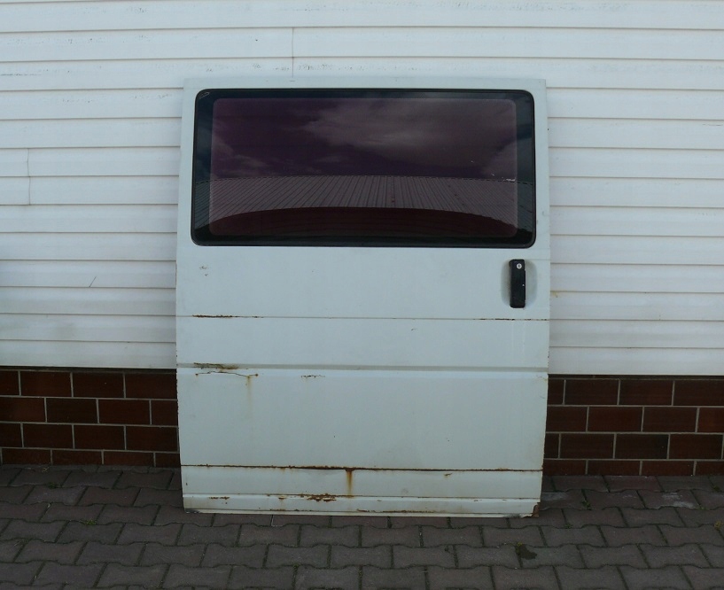 DRZWI PRAWY TYŁ PRZESUWNE BOCZNE KOMPLETNE VW TRANSPORTER IV T4 MULTIVAN