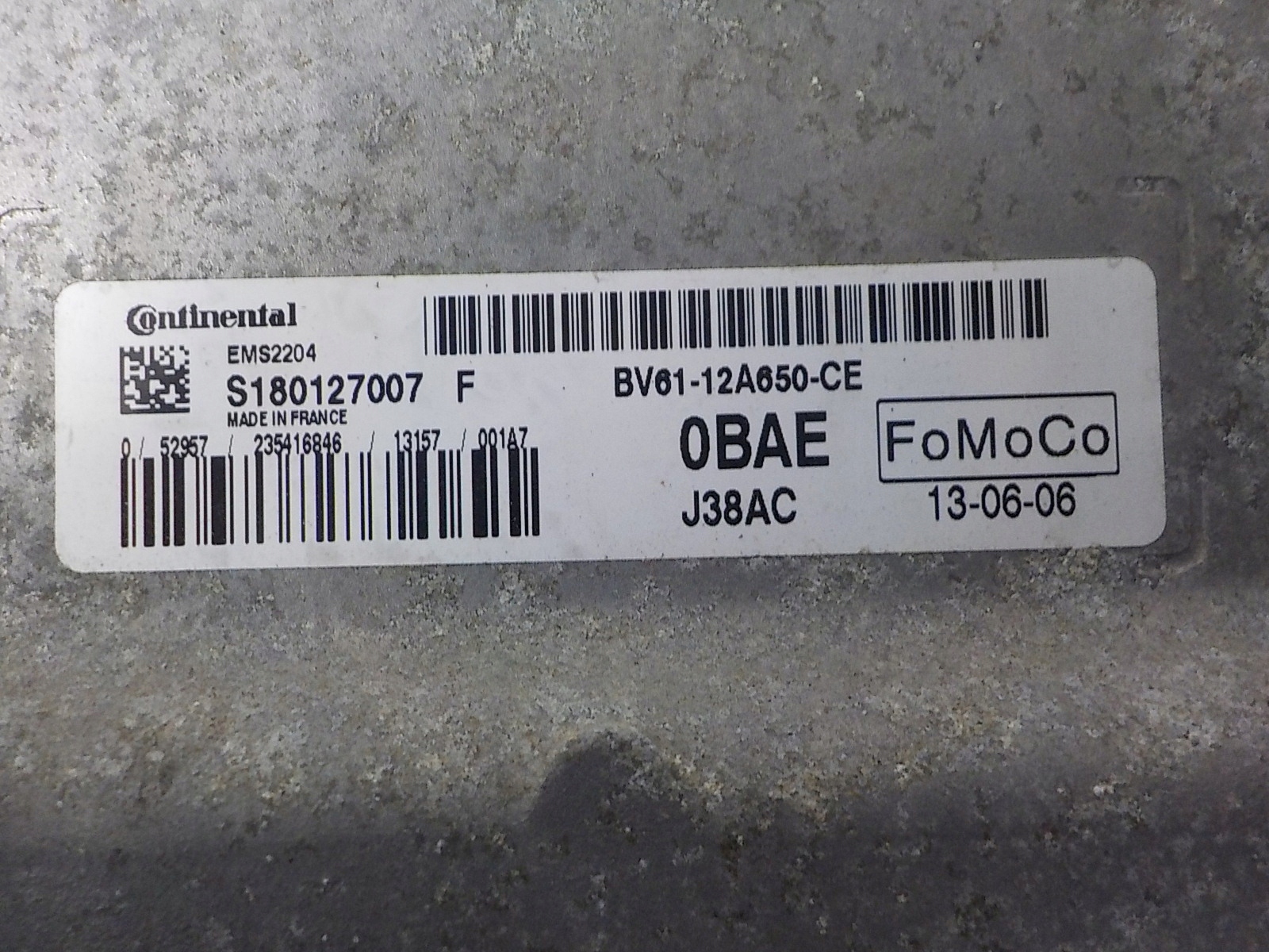 FORD FOCUS III Computer Bedienteil BV61-12A650-CE S180127007F 0BAE