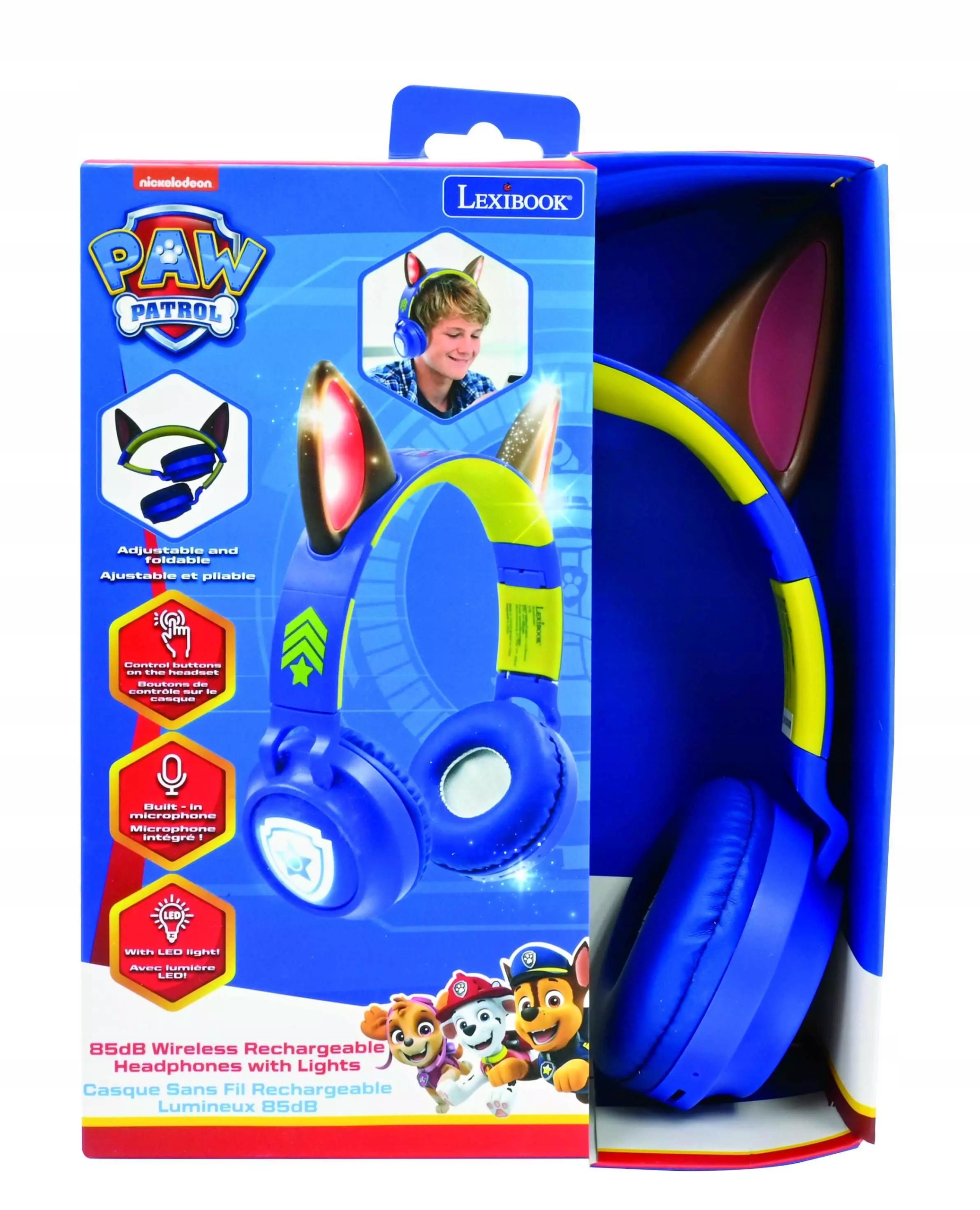 Sluchátka 2v1 Tlapková patrola Lexibook HPBT015PA