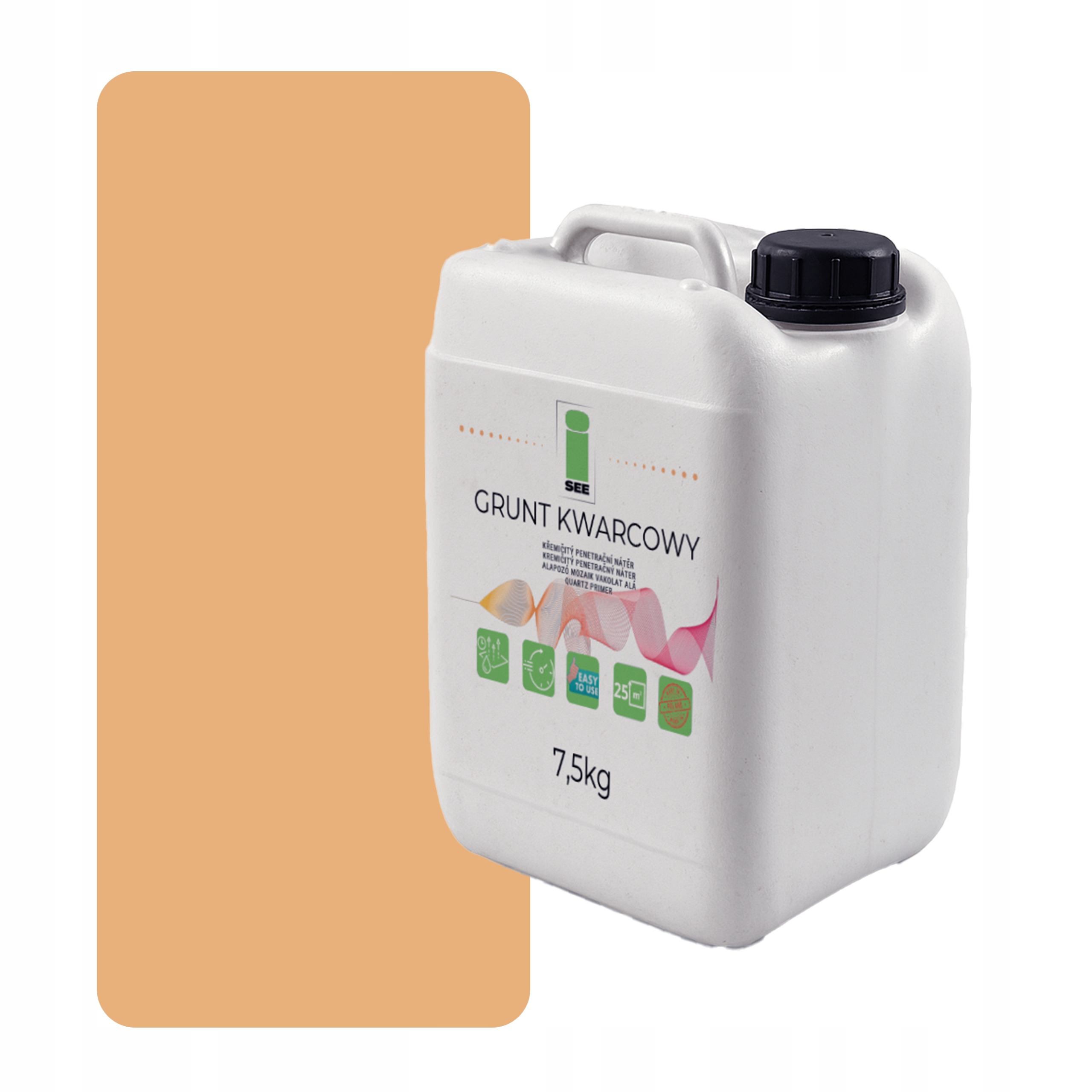 Křemenná Zemina Pod Silikonovou Omítku 7,5 Kg Pastelově Žlutá F585