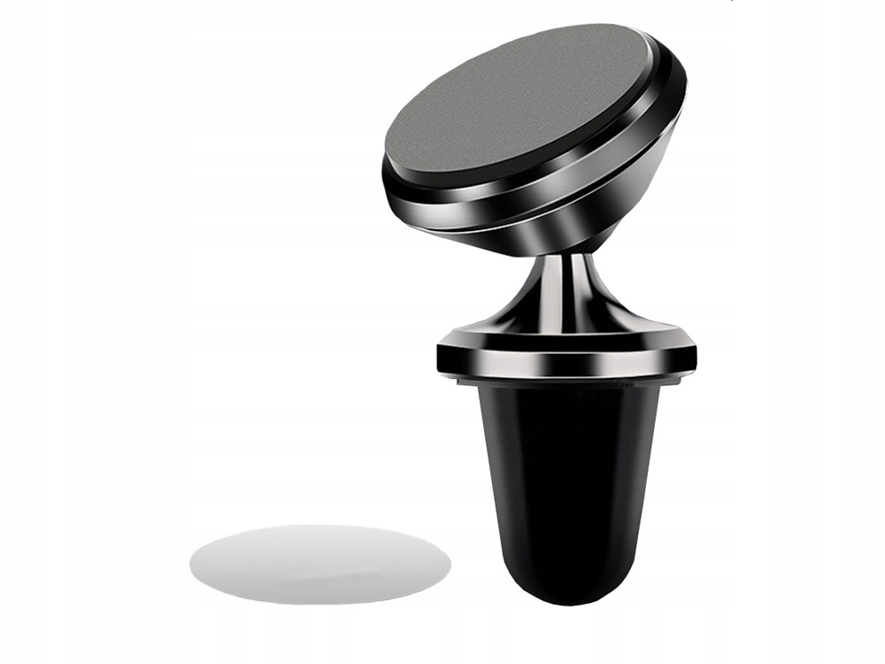 UCHWYT SAMOCHODOWY MAGNETYCZNY DO TELEFONU KRATKI ALUMINIOWY Rodzaj na kratkę nawiewu