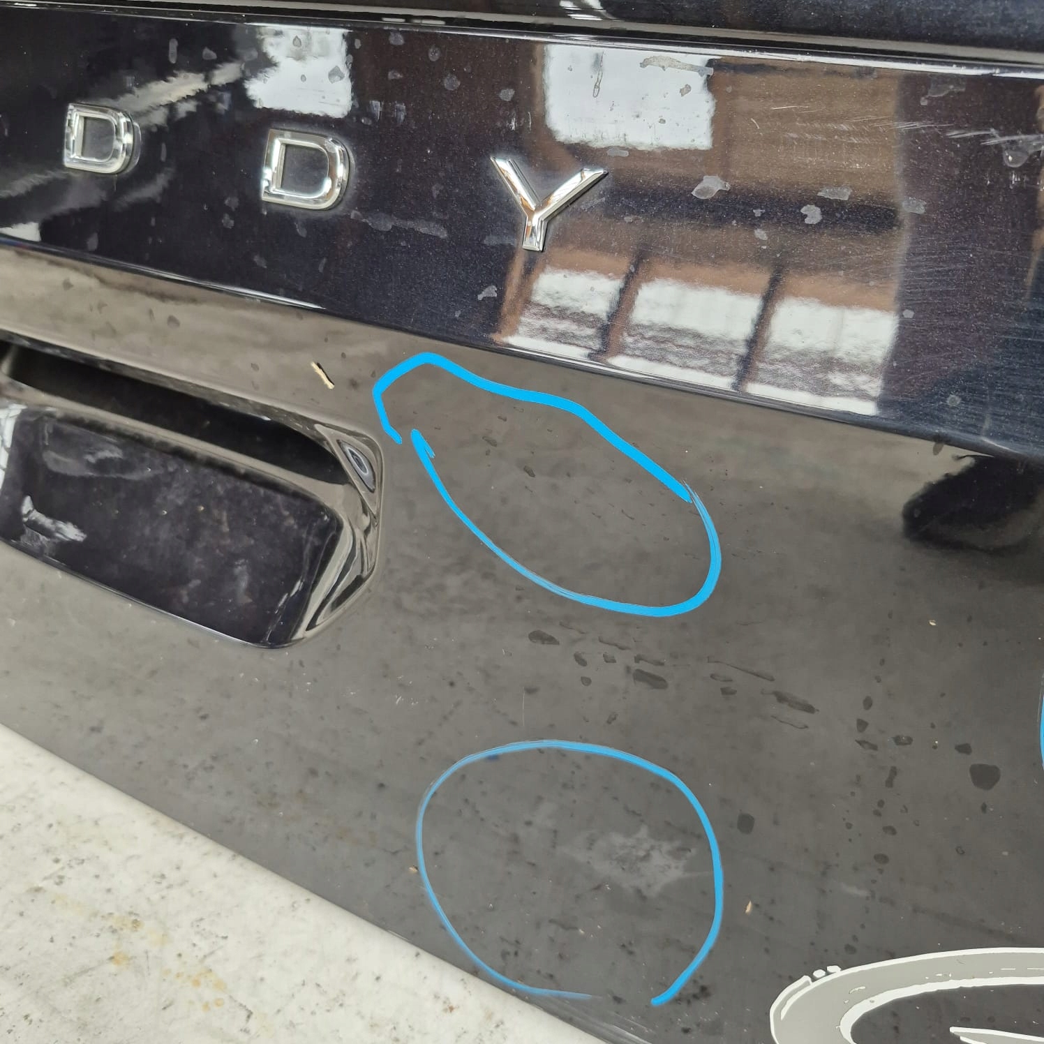 VW CADDY 2K7 21- trunk door boot rear part rear 2K7827105R