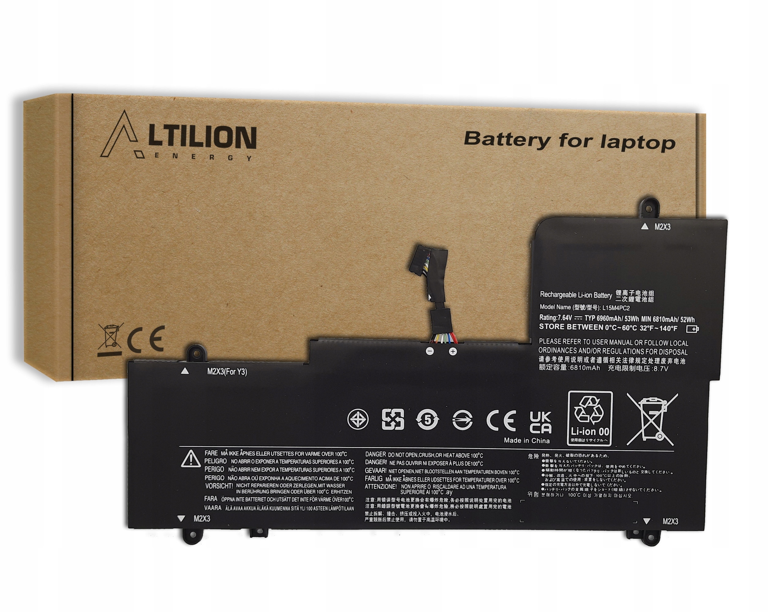 Baterie Altilion Energy L15M4PC2 kompatibilní s Lenovo