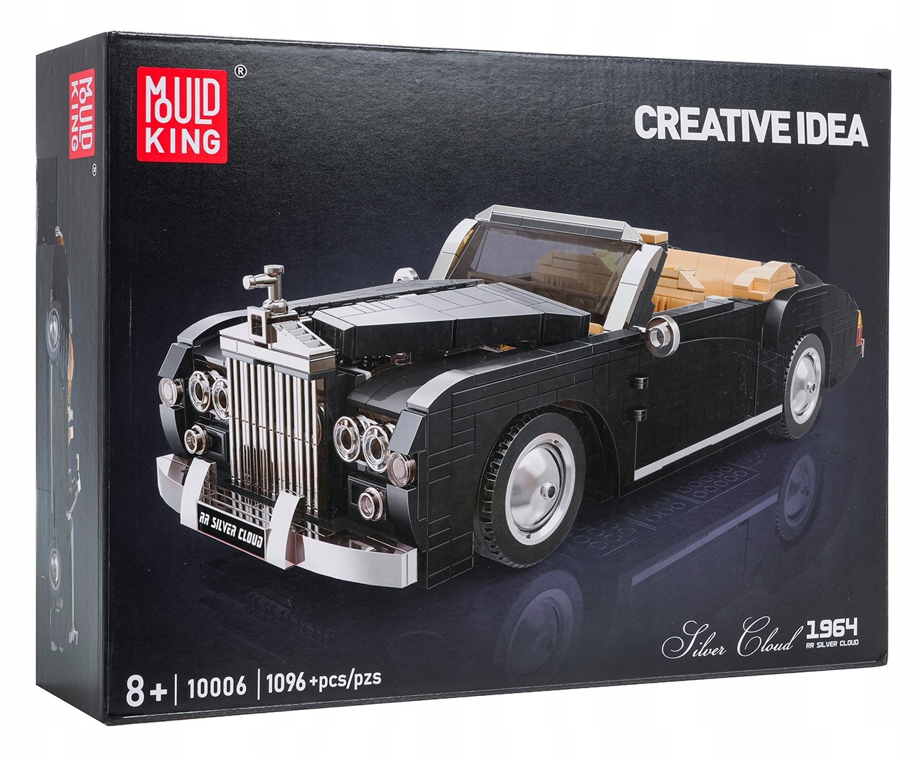 Techniczne klocki konstrukcyjne Auto Retro 1096 el. zestaw klocków plastik