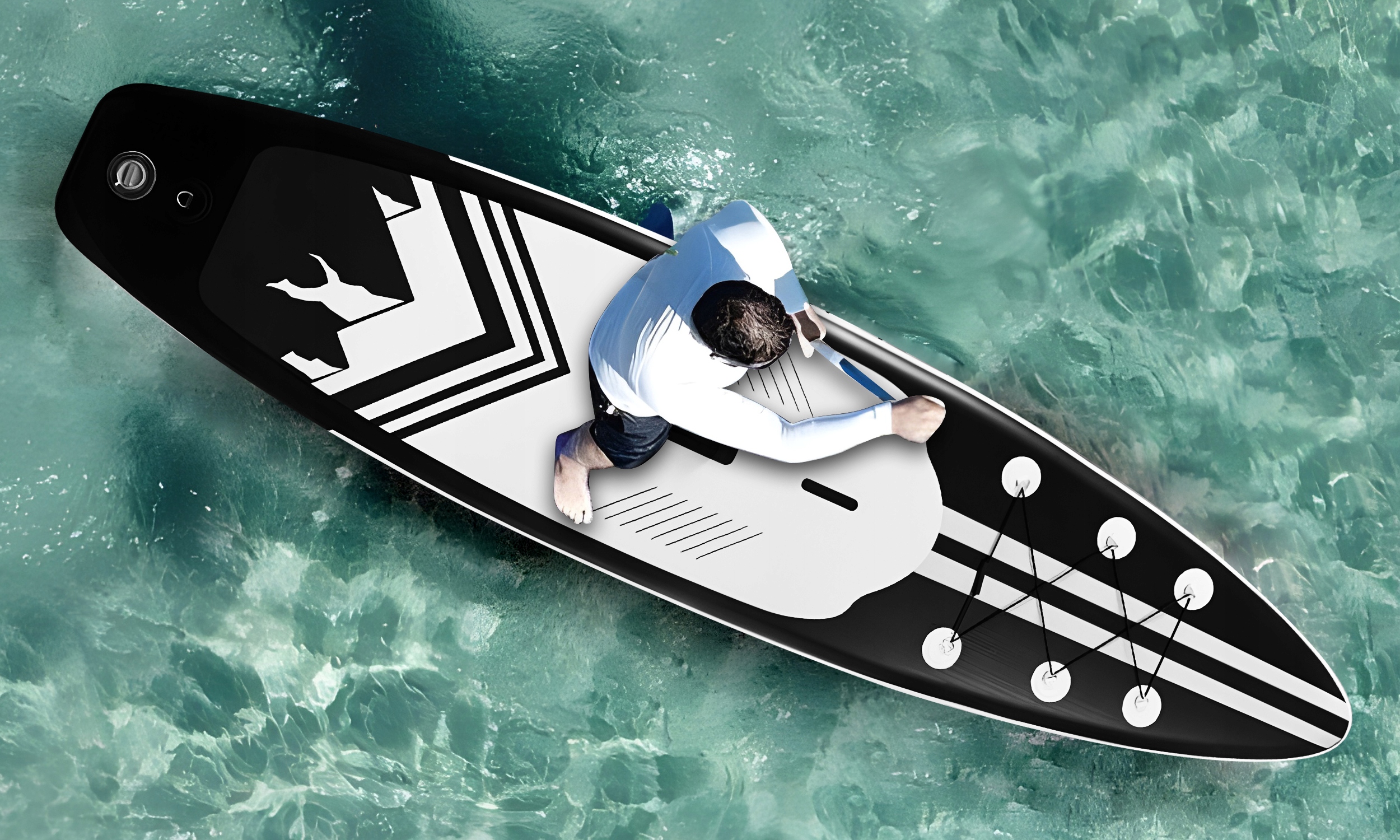 DESKA SUP DO PŁYWANIA 350 CM POMPOWANA DMUCHANA STAND UP PADDLE Z WIOSŁEM Kod producenta DESKA SUP DO PŁYWANIA Z PLECAKIEM I WIOSŁEM