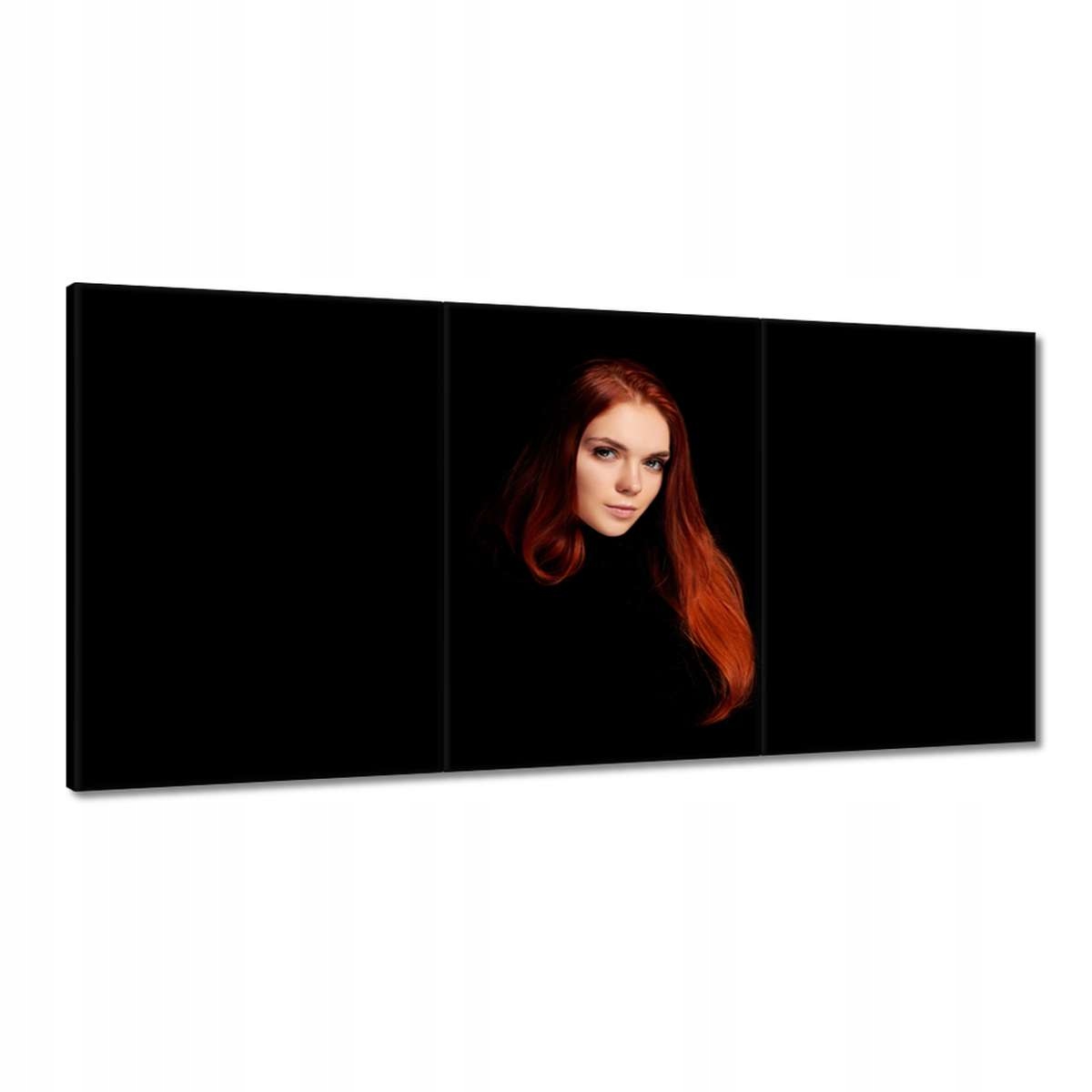 Obrazy 180x90 Portrét ryšavej panny