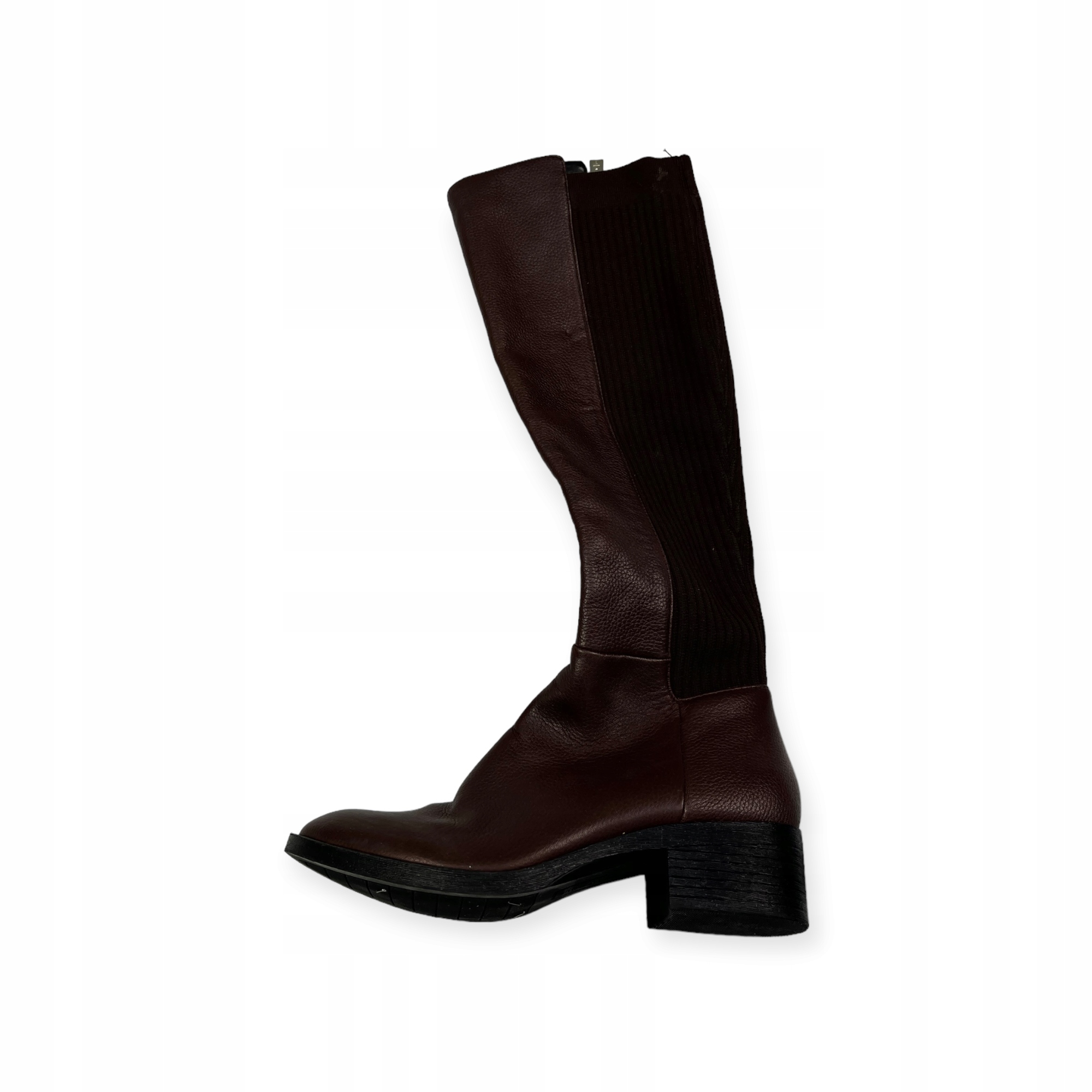 Hnědé dámské kozačky se zipem Kenneth Cole 36