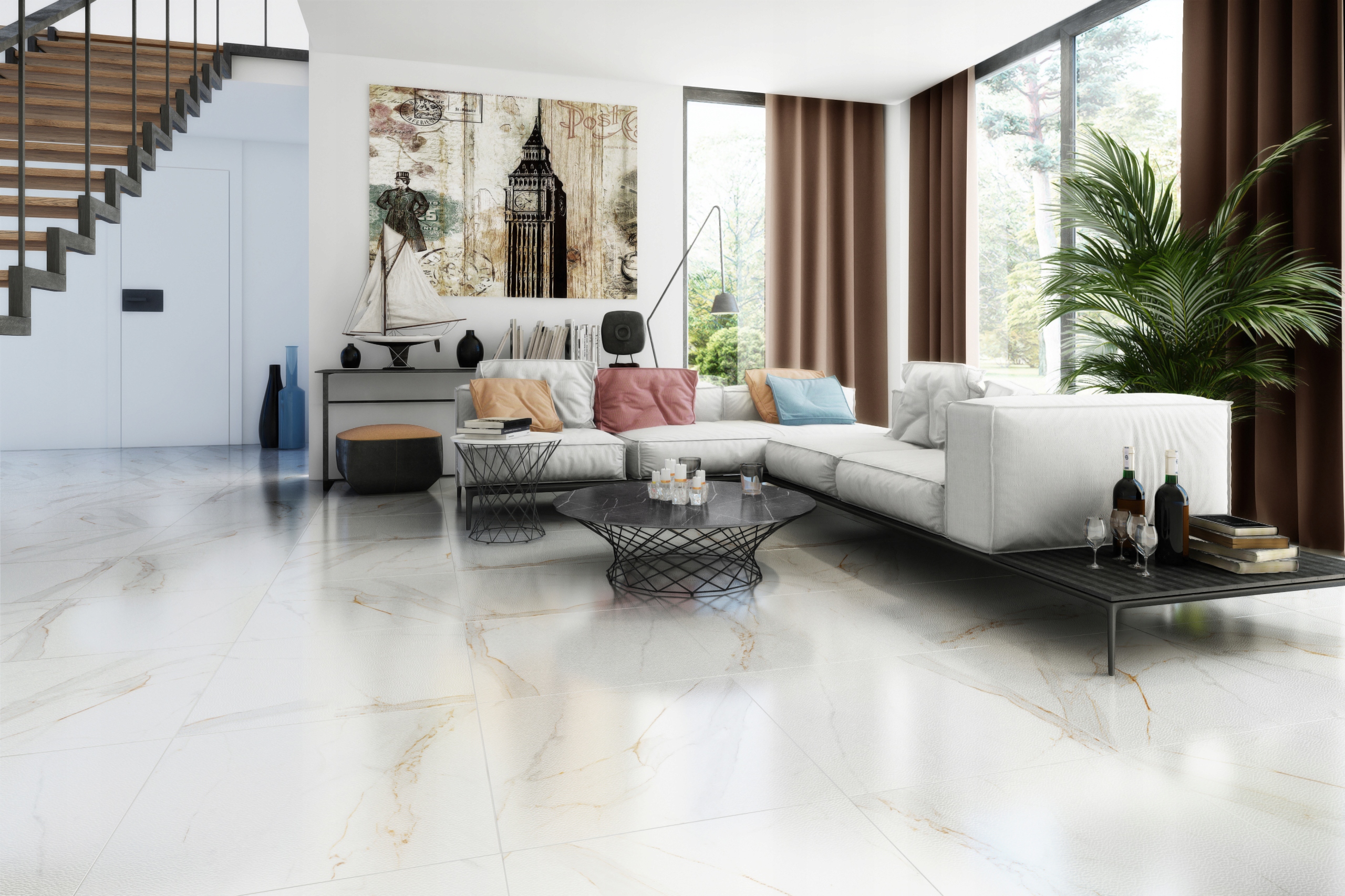 Płytki Regal Carrara gres marmur EGEN 60x60 SUGAR Typ gres