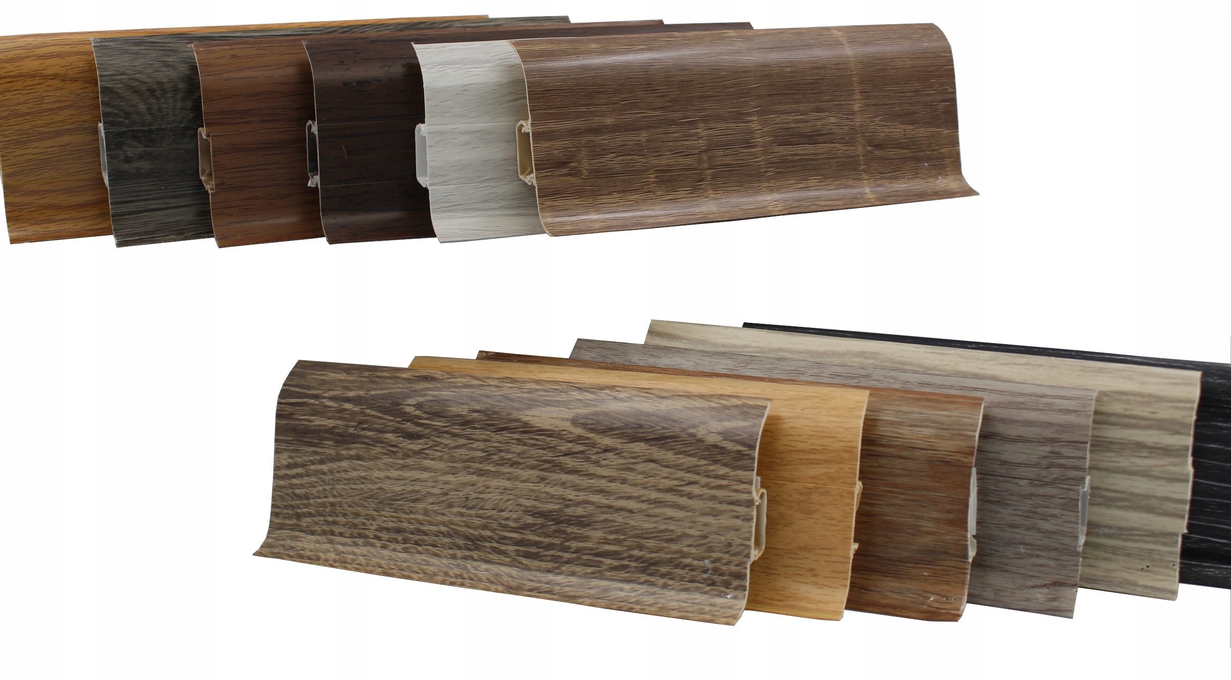 LISTWA PRZYPODŁOGOWA PODŁOGOWA Z GUMKĄ 2500mm 60mm PCV KOLORY 2,5m x 6cm Wysokość 60 mm