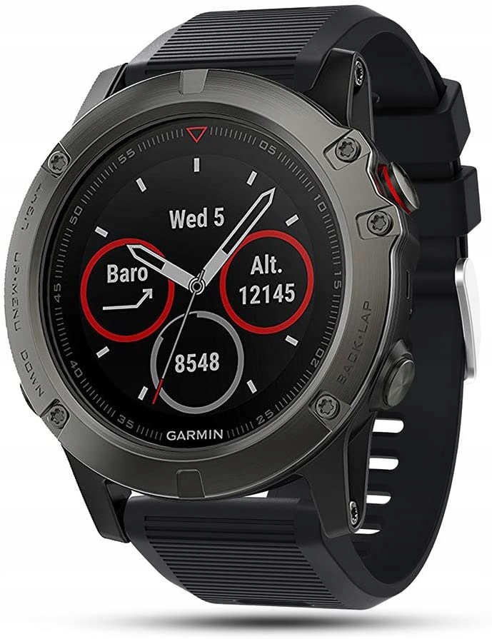 

Czarny Silikonowy Pasek Garmin Fenix 5X QuickFit
