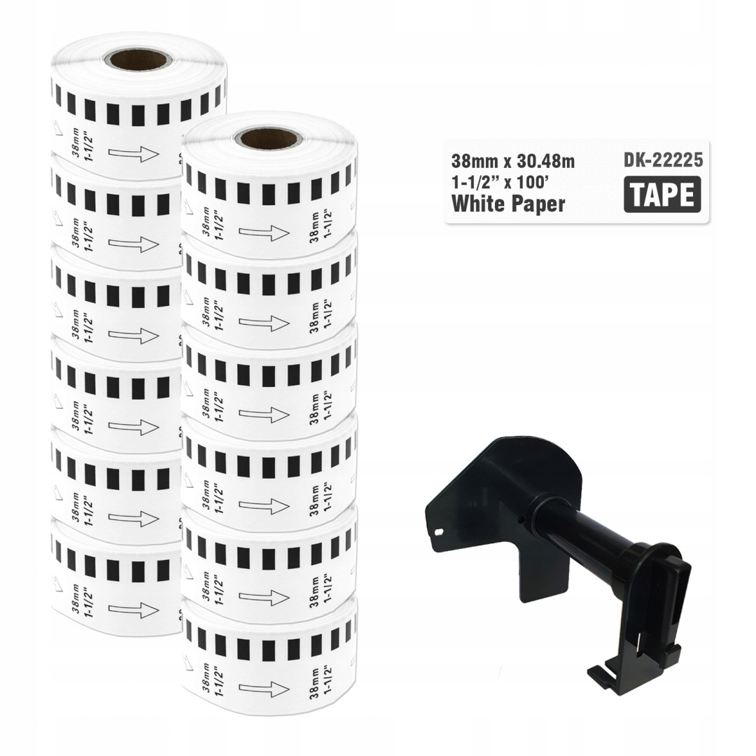 Specmark páska pro Brother Ql DK-22225 38 mm x 30,48 m bez držáku, 12 ks