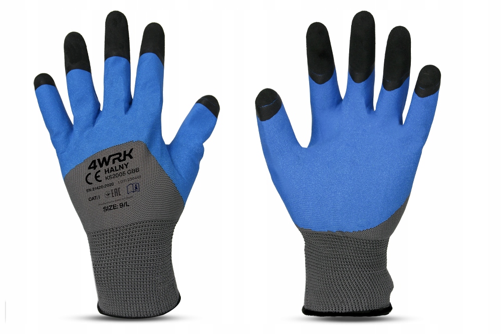 RĘKAWICZKI ROBOCZE rękawiczki lateksowe CHROPOWATE PIANKA LATEX XXL-11