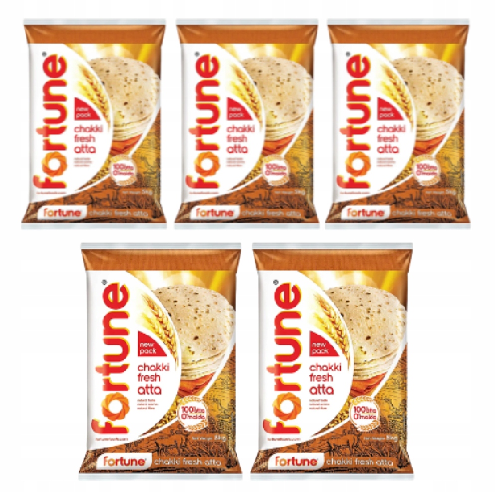 Levně Celozrnná pšeničná mouka Fortune (5 x 5 kg) exportní balení 25 kg