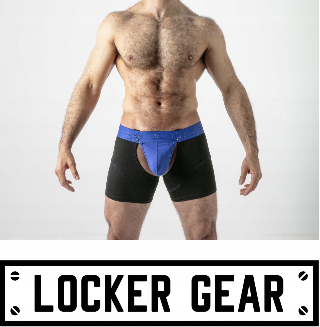 Boxerky Jockstrapy Locker Gear Open Access Chap Short Odnímatelná Kapsa XL