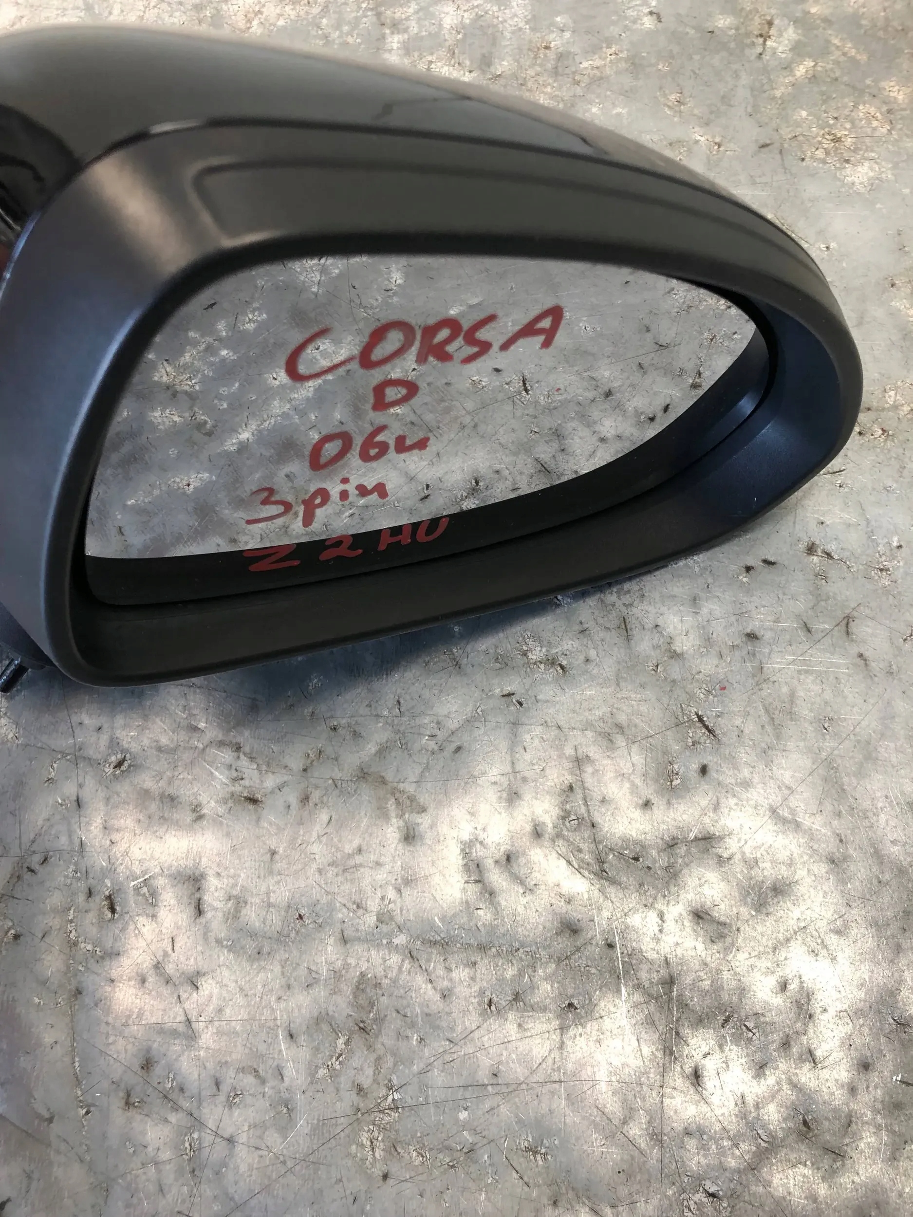 mirror right 3 PIN OPEL CORSA D Z2HU