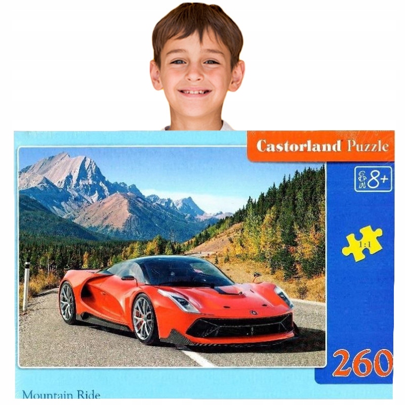 

Puzzle dla 8 Latka Mountain Ride Jakość