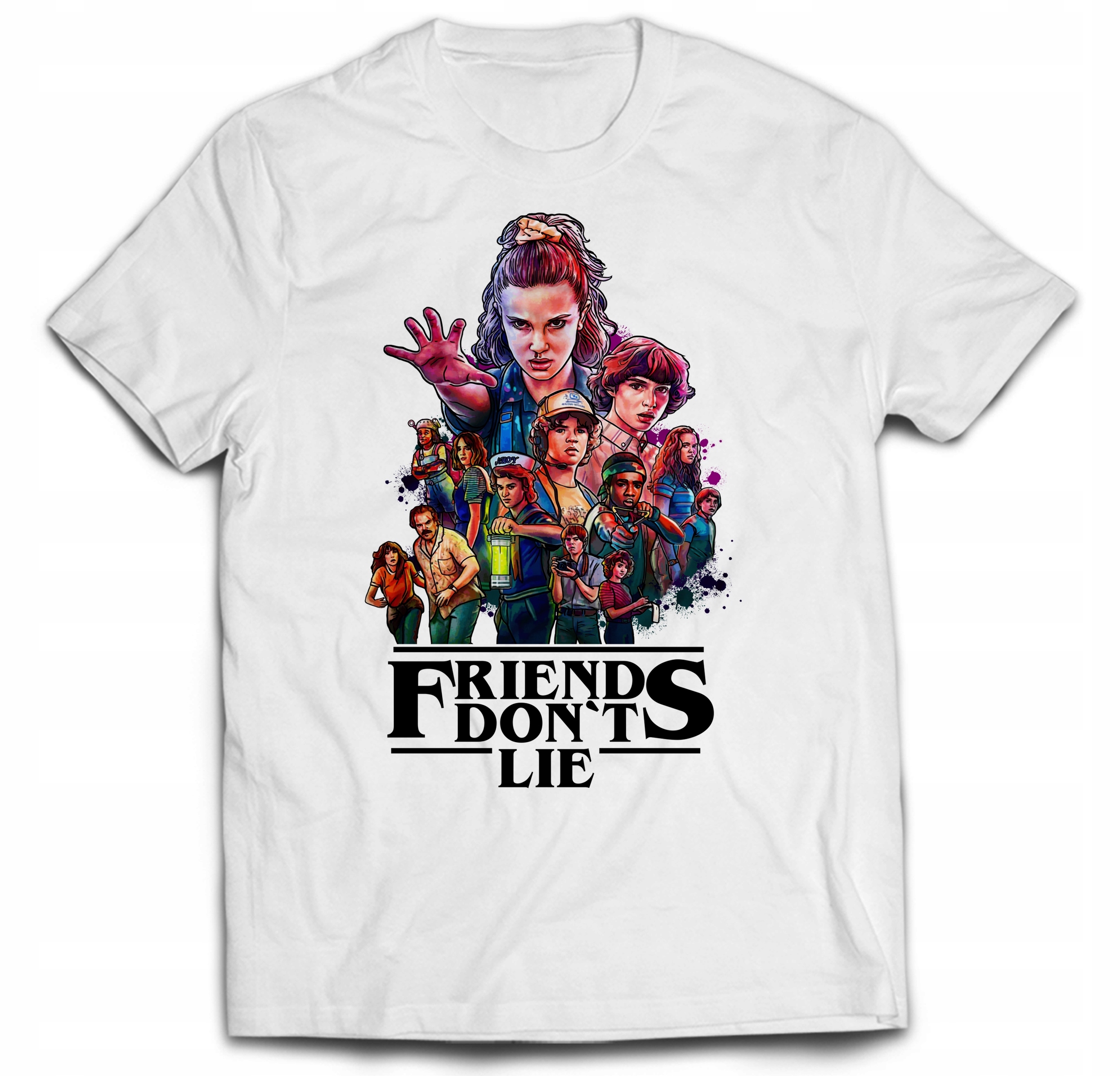 

Koszulka Stranger Things Friends Don't Lie 3XL