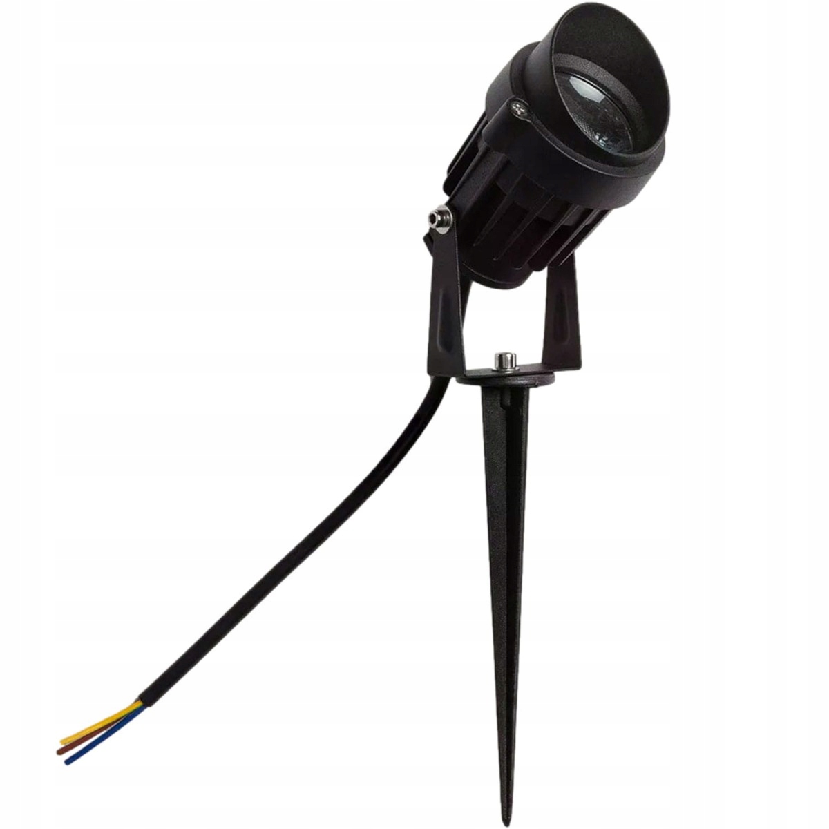 Zahradní zapichovací Led reflektor černý nastavitelný 7W 3000K IP65 Abruzzo