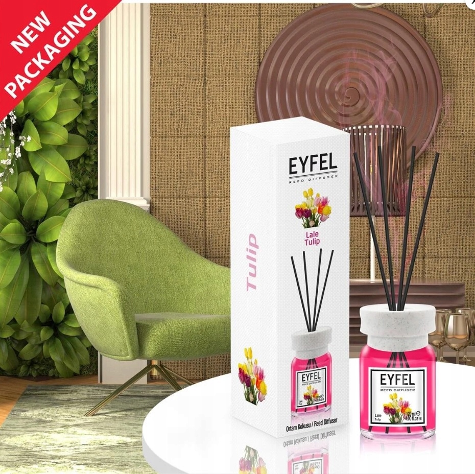 TULIPAN EYFEL ZAPACH DO DOMU PATYCZKI 120ml Marka Eyfel