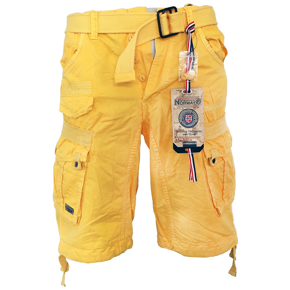 Geographical Norway kalhoty pánské Panoramique Men bermudy kapsáče M žlutá