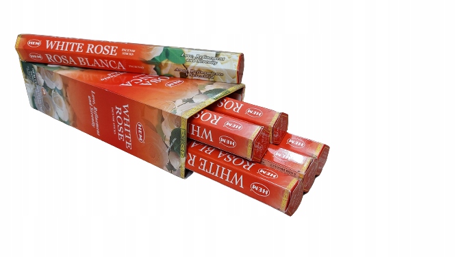 

Kadzidełka White Rose Biała Róża Hem 120 szt.