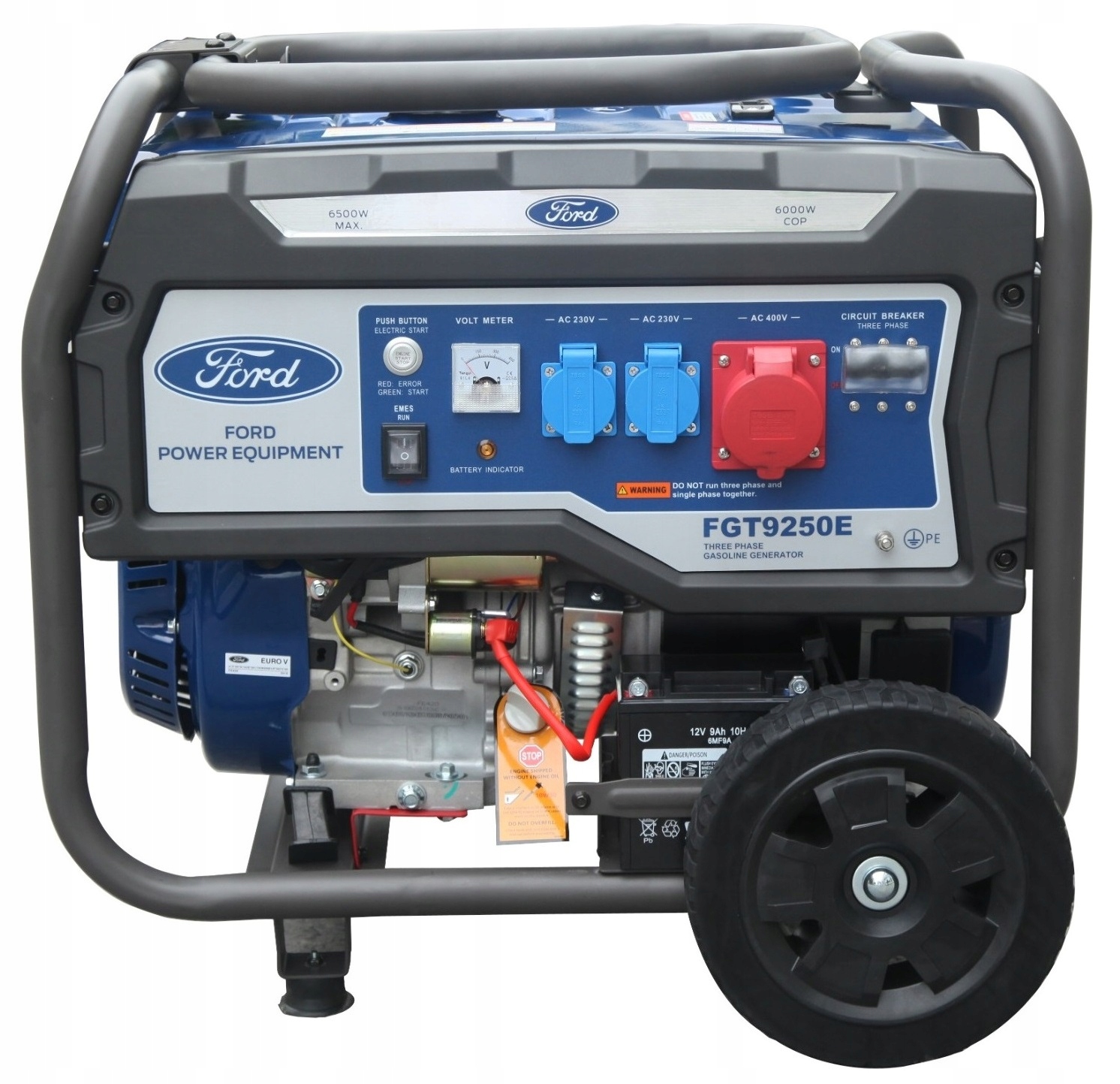 Agregat Prądotwórczy 6,5 kW Avr Ford FGT9250E Generator Prądu 3-fazowy