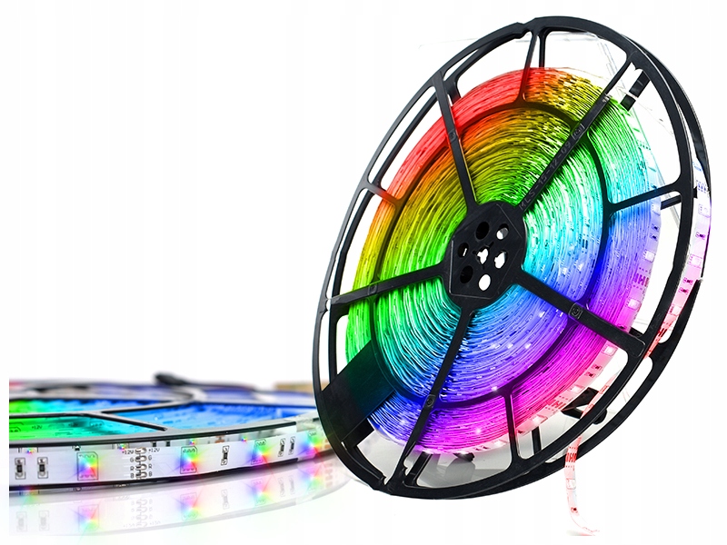 

Pasek Tasma Listwa Rgb 12m Samoprzylepna Kolorowa