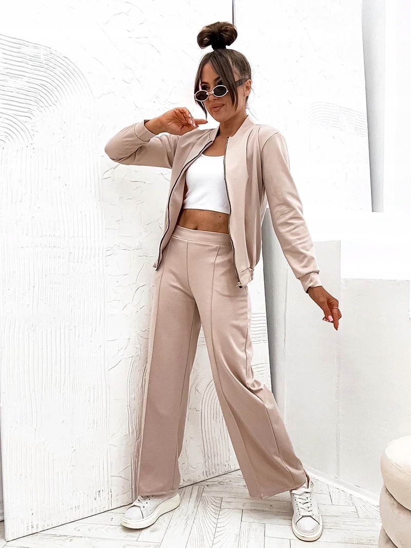 Tepláková Souprava 82105 Světle Béžová XL (42)