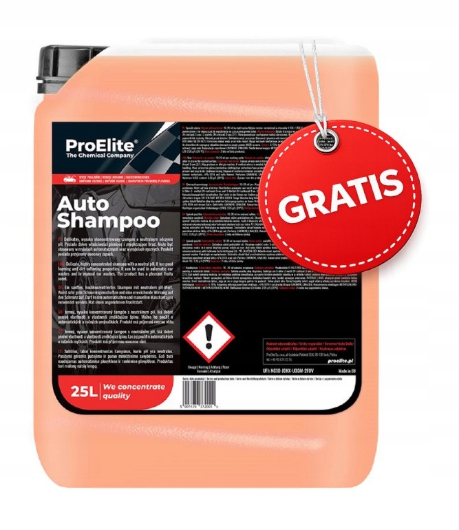 ProElite Auto Shampoo 25L szampon do mycia pojazdów