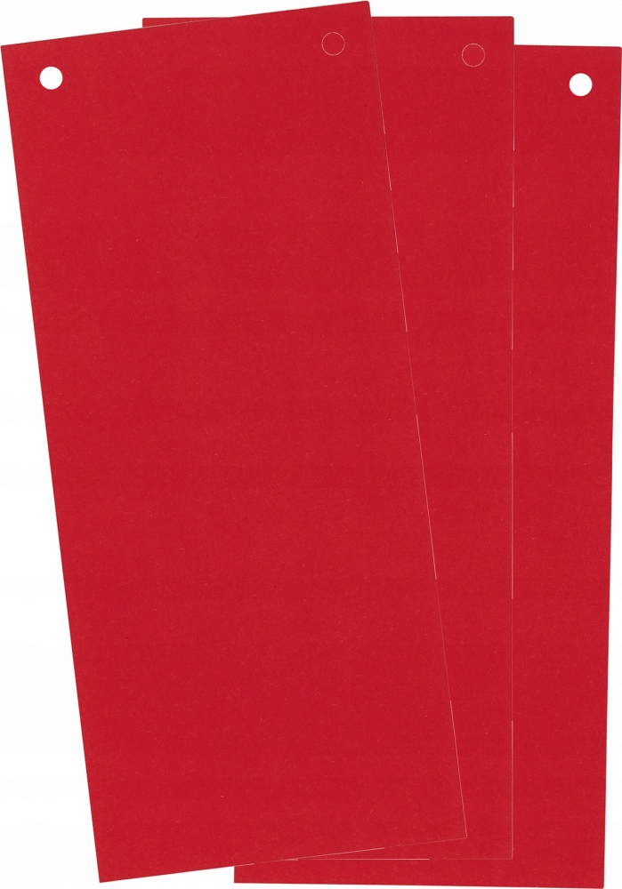 Kartonowe PRZEKŁADKI DO SEGREGATORA 1/3 A4 CZERWO Marka Esselte