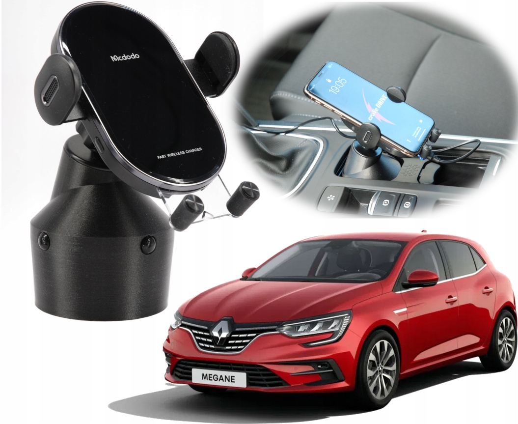 Držák telefonu s nabíjením pro Renault Megane IV