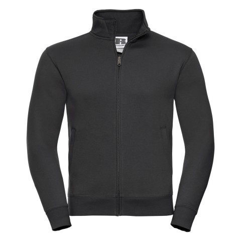 Pánská mikina Authentic Sweat Jacket Russell Černá M