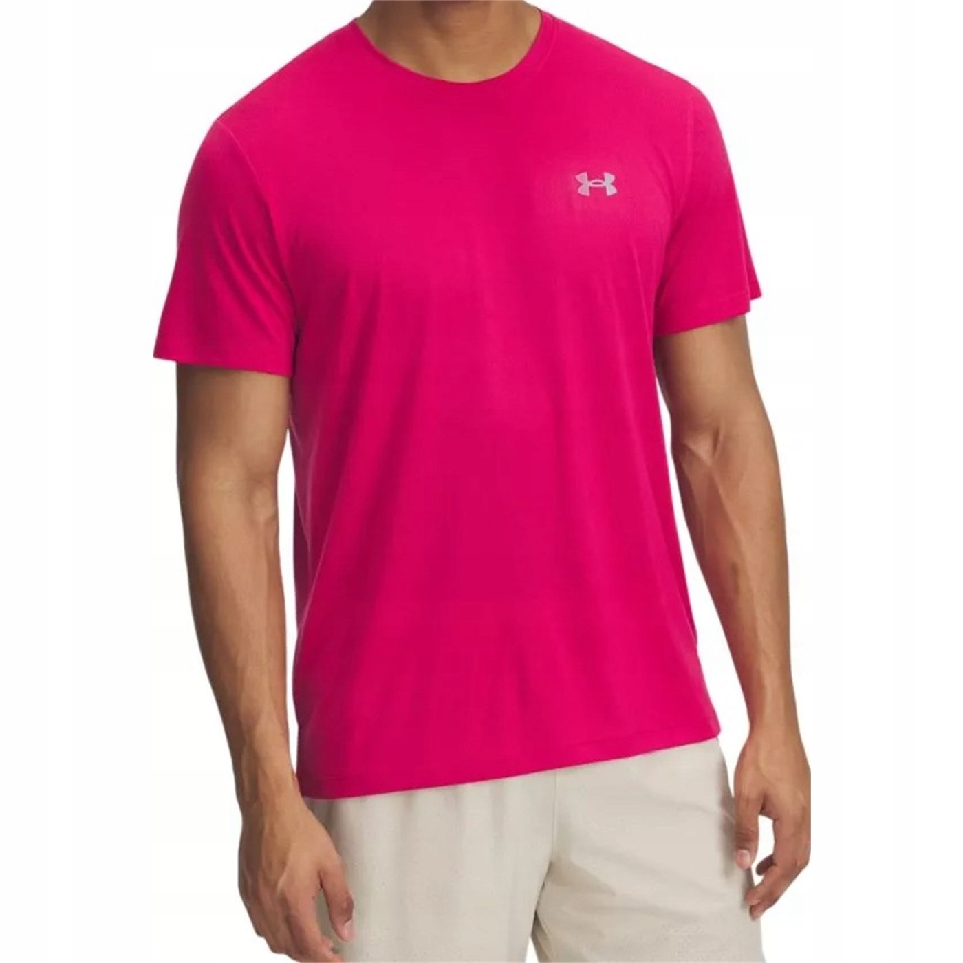 Tričko Under Armour Trail Run Růžová Polyester R XL
