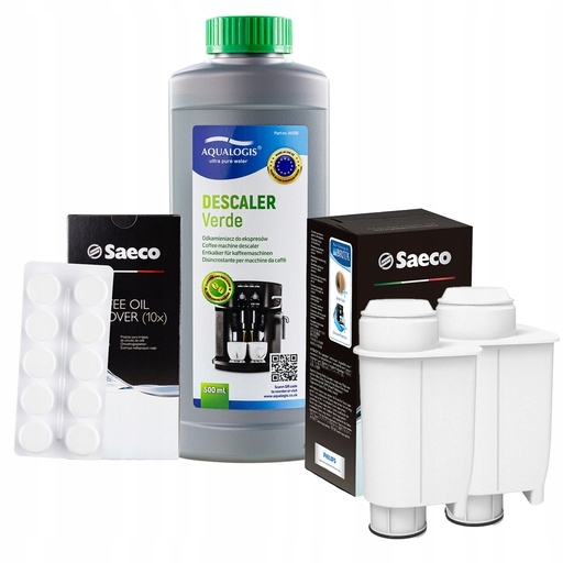 Tablety Saeco Odvápňovač 500ml 2x FIltr Do Kávovaru Intenza+