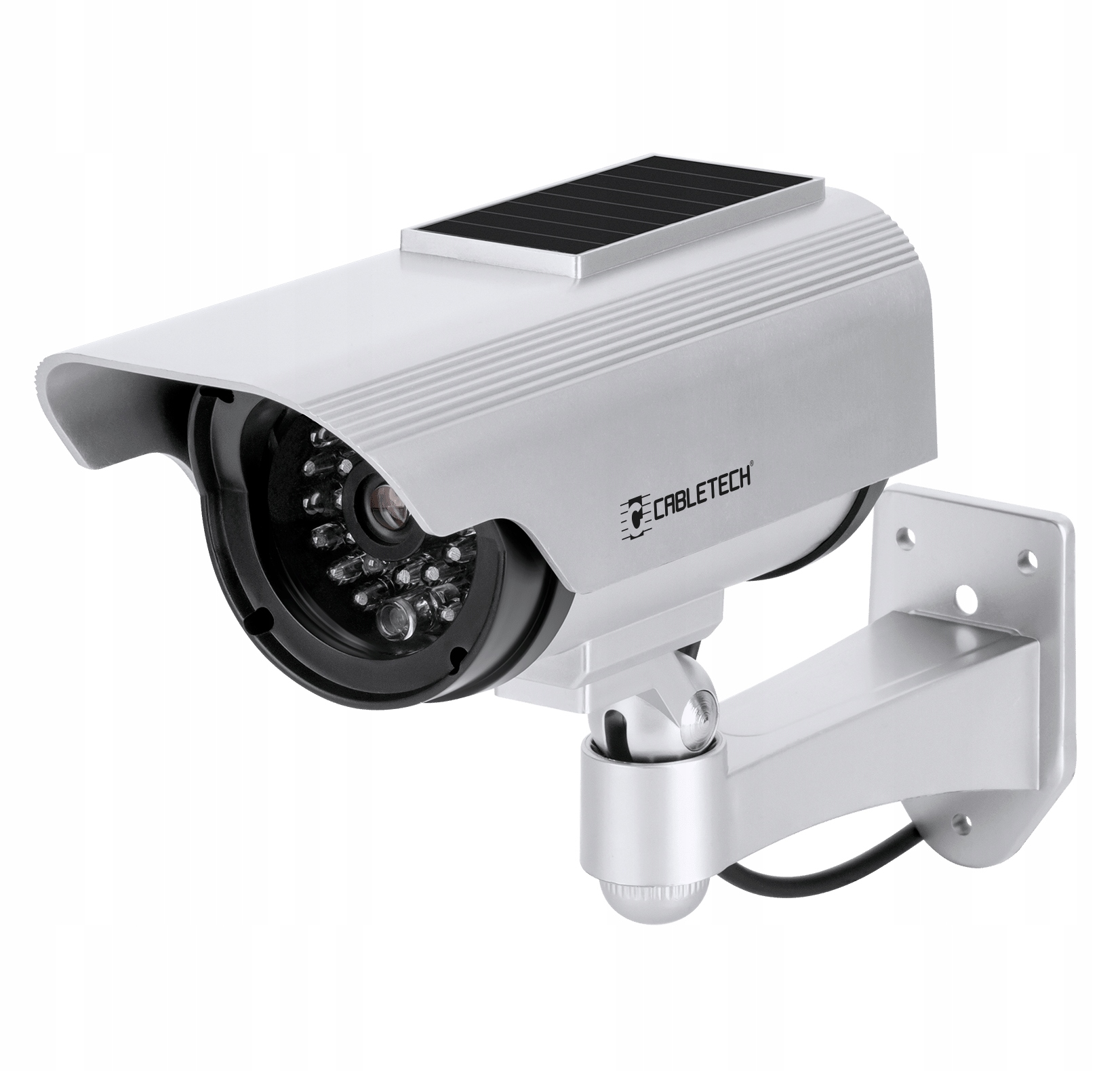 ATRAPA KAMERA IP TUBA SOLARNA DIODA LED MONITORING ZEWNĘTRZNA