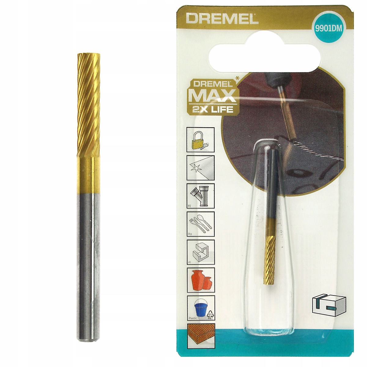 

Frez cylindryczny 3,2mm 9901DM Dremel Max