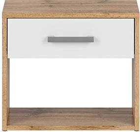 Szafka Nocna z Szufladą Matos Black Red White