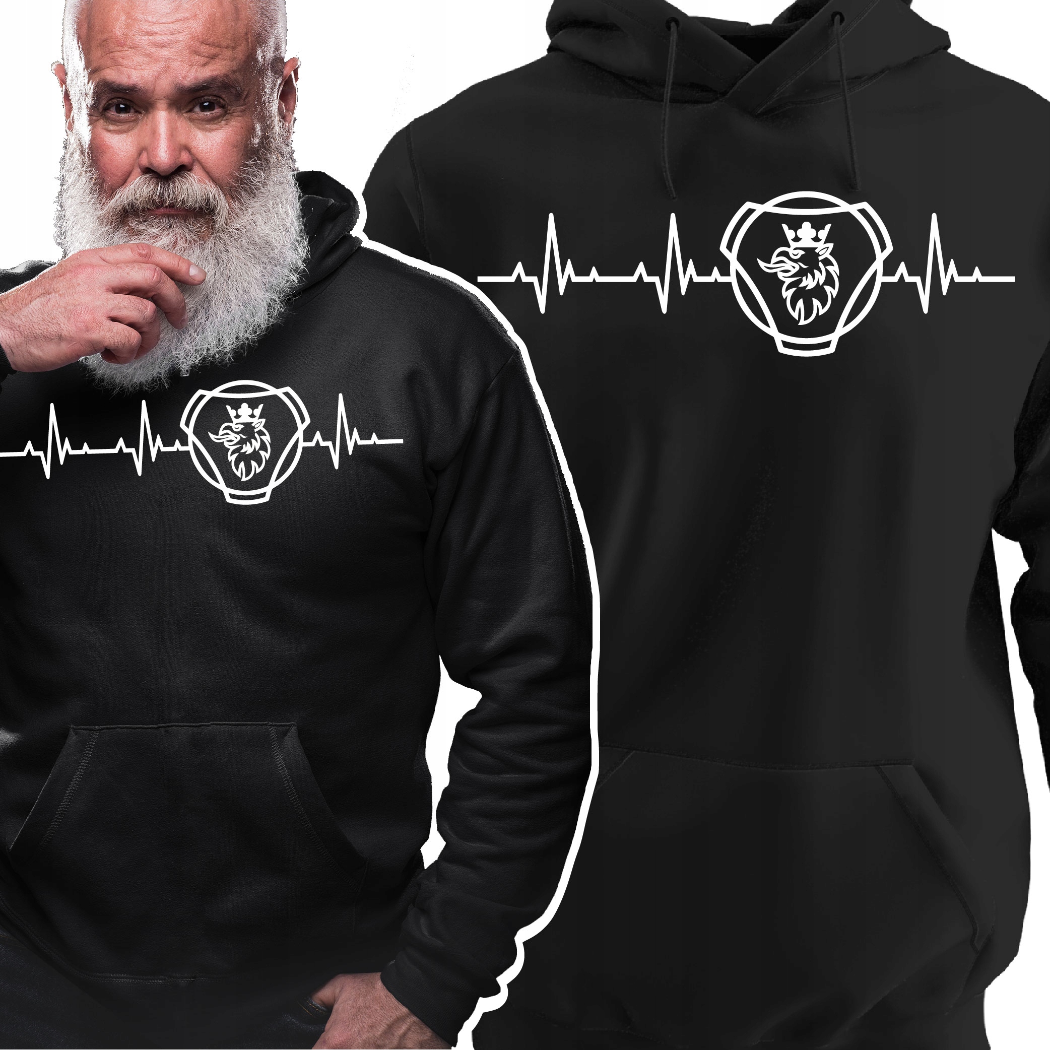 

Bluza Z Kapturem Dla Fana Scani Scania Kierowca